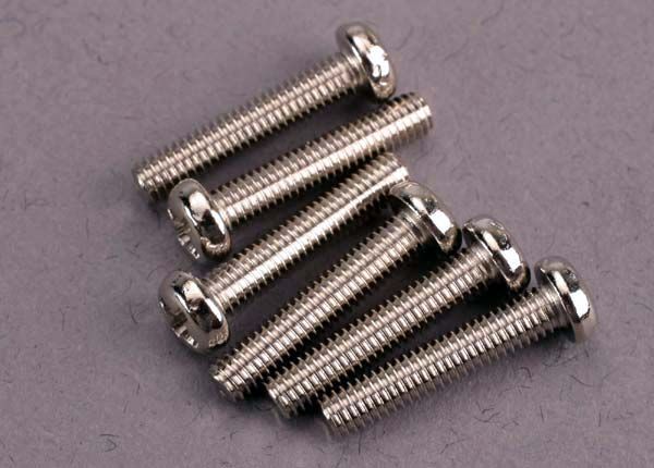 2563 Round Head Screw 3x15mm (6